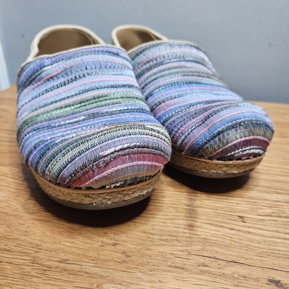 Dansko Jute Pro Professional Woven Vegan Clogs Shoes nursing size 37 or 7 - Picture 5 of 8
